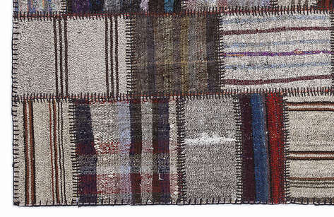 Apex Kilim Patchwork Unique Striped 1285 160 cm X 230 cm - 4