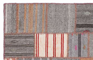 Apex Kilim Patchwork Unique Striped 1286 160 cm X 230 cm (2)