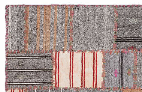 Apex Kilim Patchwork Unique Striped 1286 160 cm X 230 cm - 2