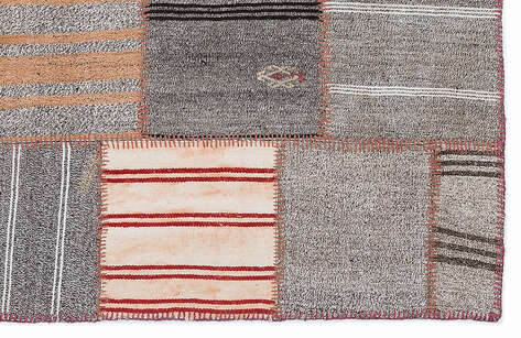 Apex Kilim Patchwork Unique Striped 1286 160 cm X 230 cm - 5