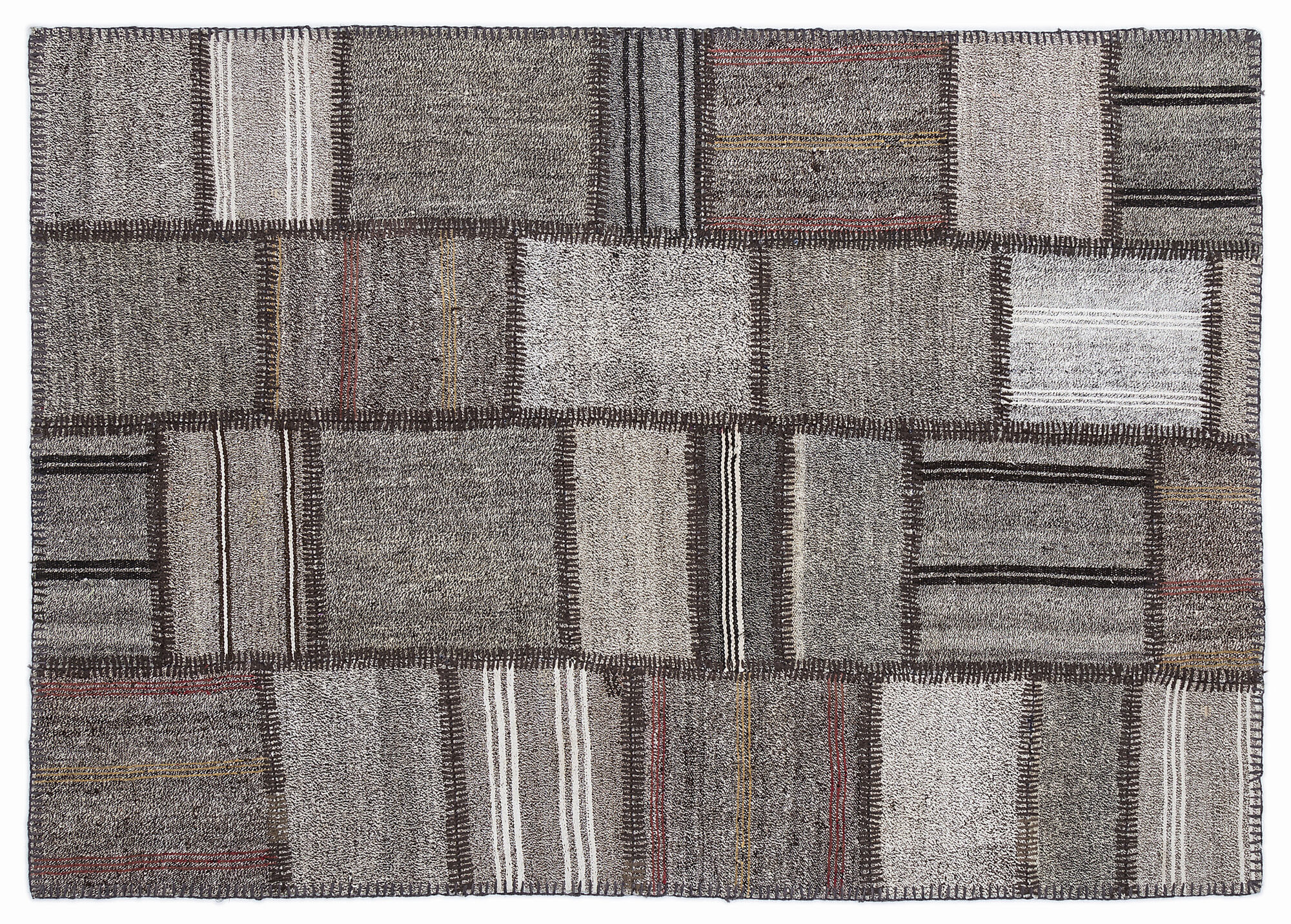 Apex Kilim Patchwork Unique Striped 1292 160 cm X 230 cm