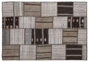 Apex Kilim Patchwork Unique Striped 1294 160 cm X 230 cm (1)