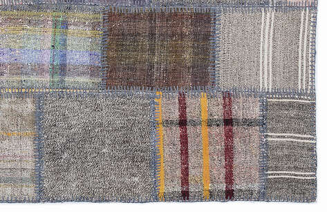 Apex Kilim Patchwork Unique Striped 1296 160 cm X 230 cm - 5