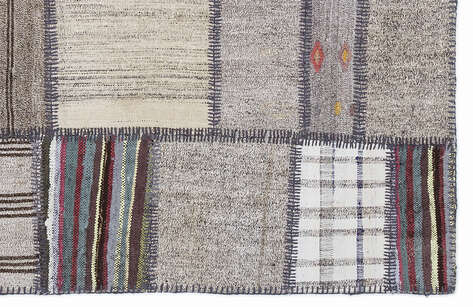 Apex Kilim Patchwork Unique Striped 1308 160 cm X 230 cm - 5