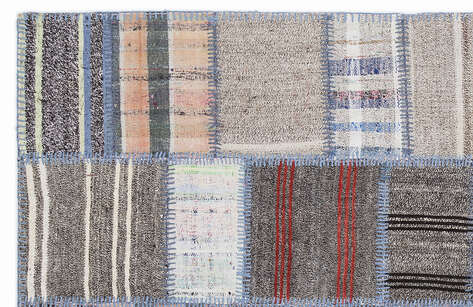 Apex Kilim Patchwork Unique Striped 1309 160 cm X 230 cm - 2