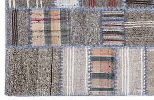 Apex Kilim Patchwork Unique Striped 1309 160 cm X 230 cm - 4