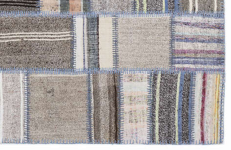 Apex Kilim Patchwork Unique Striped 1309 160 cm X 230 cm - 5