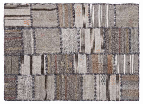 Apex Kilim Patchwork Unique Striped 1312 160 cm X 230 cm - 1