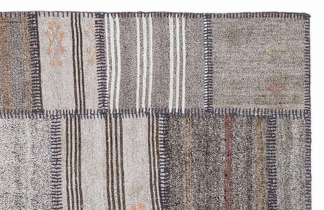 Apex Kilim Patchwork Unique Striped 1312 160 cm X 230 cm - 3