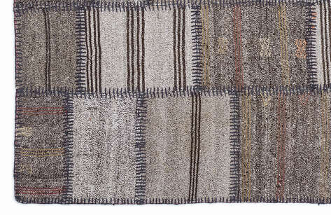 Apex Kilim Patchwork Unique Striped 1312 160 cm X 230 cm - 4