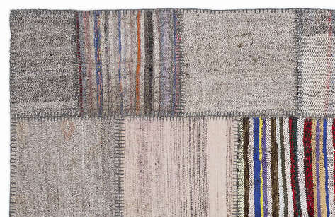 Apex Kilim Patchwork Unique Striped 1323 160 cm X 230 cm - 2