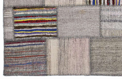 Apex Kilim Patchwork Unique Striped 1323 160 cm X 230 cm - 4