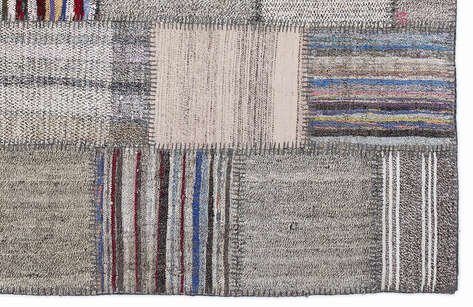 Apex Kilim Patchwork Unique Striped 1323 160 cm X 230 cm - 5