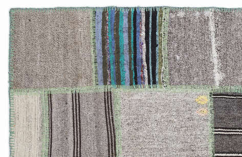 Apex Kilim Patchwork Unique Striped 1340 160 cm X 230 cm - 2