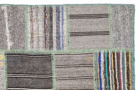Apex Kilim Patchwork Unique Striped 1340 160 cm X 230 cm - 3