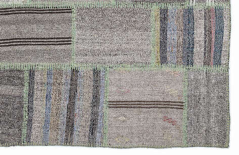 Apex Kilim Patchwork Unique Striped 1345 160 cm X 230 cm - 5