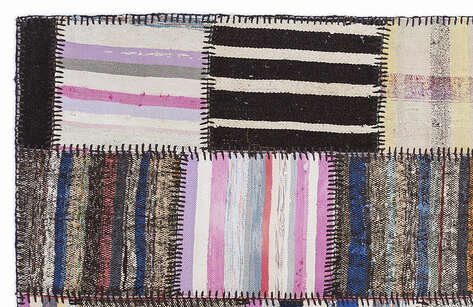 Apex Kilim Patchwork Unique Striped 1350 160 cm X 230 cm - 2