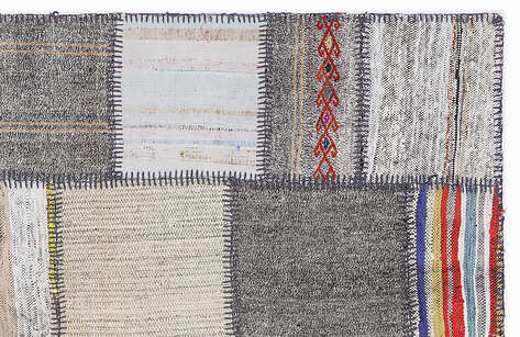 Apex Kilim Patchwork Unique Striped 1353 160 cm X 230 cm - 3