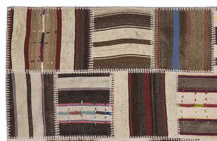 Apex Kilim Patchwork Unique Striped 1395 120 cm X 180 cm - 2
