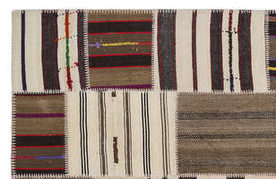 Apex Kilim Patchwork Unique Striped 2222 160 cm X 230 cm (2)