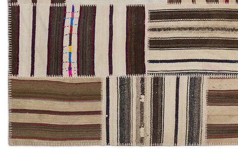 Apex Kilim Patchwork Unique Striped 2226 160 cm X 230 cm - 4