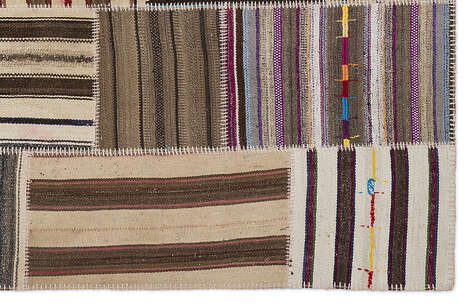 Apex Kilim Patchwork Unique Striped 2226 160 cm X 230 cm - 5