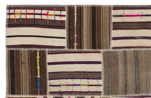 Apex Kilim Patchwork Unique Striped 2227 160 cm X 230 cm (2)