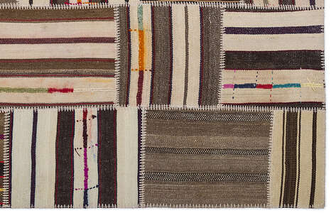 Apex Kilim Patchwork Unique Striped 2232 160 cm X 230 cm - 5