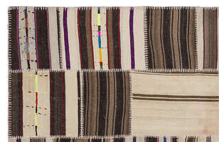 Apex Kilim Patchwork Unique Striped 2234 160 cm X 230 cm (2)