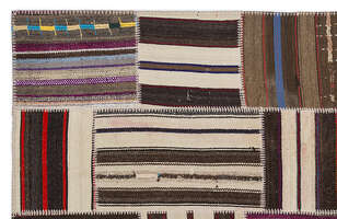 Apex Kilim Patchwork Unique Striped 2235 160 cm X 230 cm (2)