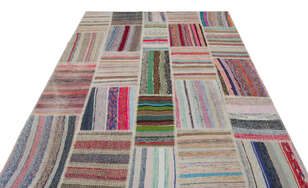 Apex Kilim Patchwork Unique Striped 22405 189 cm X 273 cm (3)