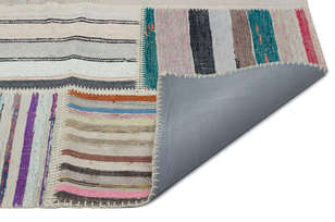 Apex Kilim Patchwork Unique Striped 22406 190 cm X 277 cm (2)