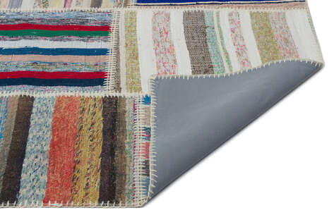 Apex Kilim Patchwork Unique Striped 22407 190 cm X 280 cm - 2