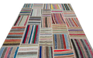 Apex Kilim Patchwork Unique Striped 22407 190 cm X 280 cm (3)