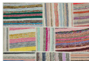 Apex Kilim Patchwork Unique Striped 22407 190 cm X 280 cm (4)