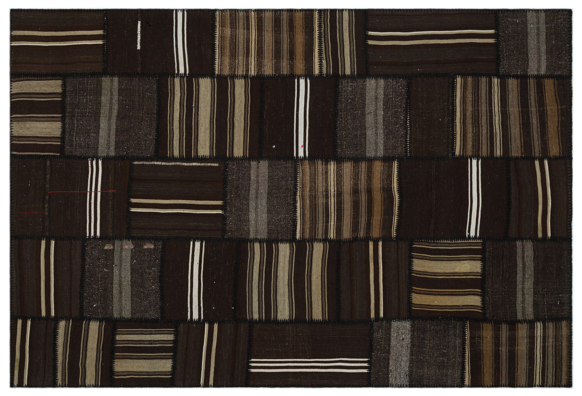 Apex Kilim Patchwork Unique Striped 22417 200 cm X 297 cm