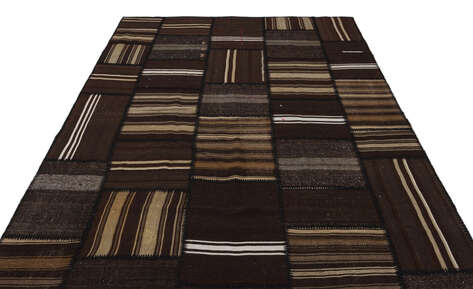 Apex Kilim Patchwork Unique Striped 22417 200 cm X 297 cm - 3