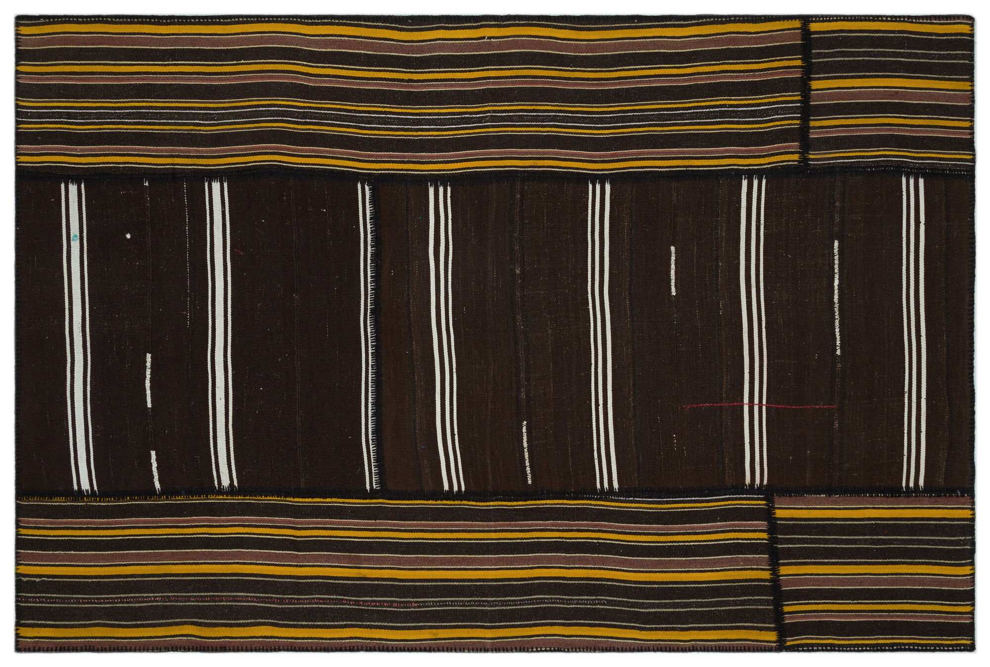 Apex Kilim Patchwork Unique Striped 22427 203 cm X 305 cm