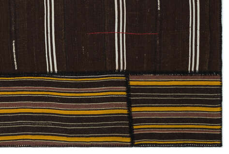 Apex Kilim Patchwork Unique Striped 22427 203 cm X 305 cm - 5