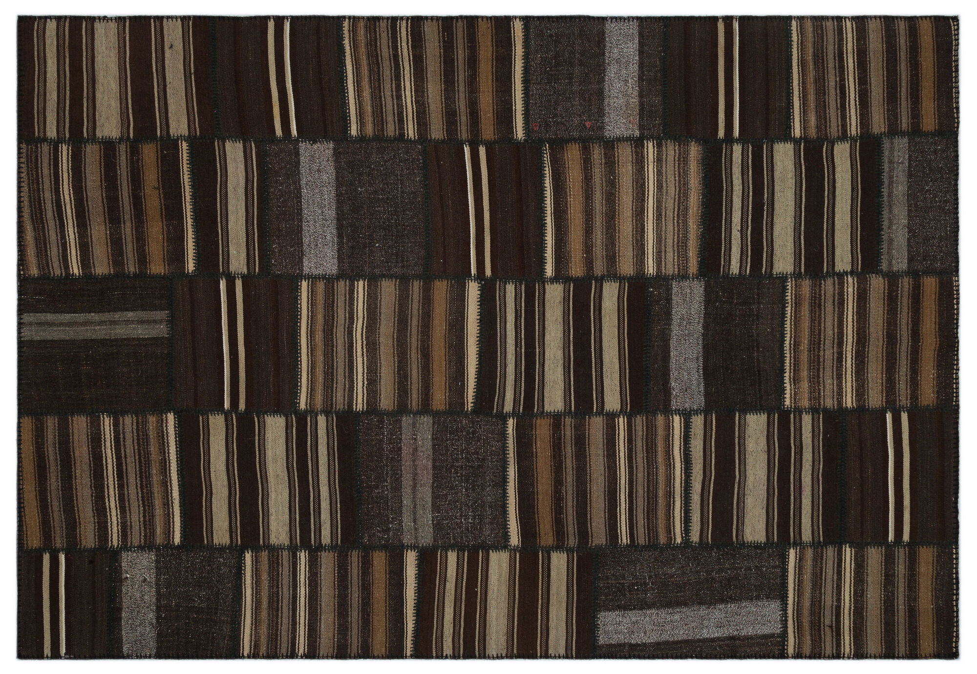 Apex Kilim Patchwork Unique Striped 22461 202 cm X 298 cm