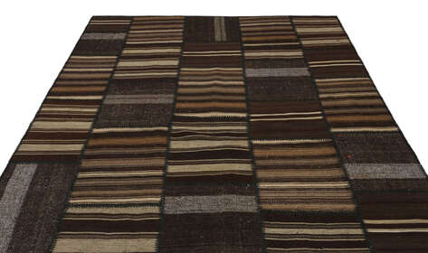 Apex Kilim Patchwork Unique Striped 22461 202 cm X 298 cm - 3