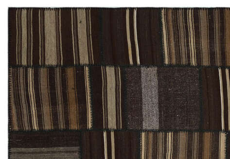 Apex Kilim Patchwork Unique Striped 22461 202 cm X 298 cm - 4