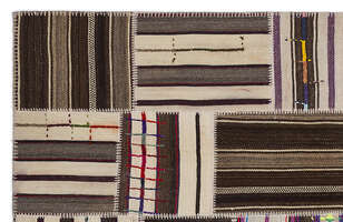 Apex Kilim Patchwork Unique Striped 2248 160 cm X 230 cm (2)