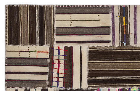 Apex Kilim Patchwork Unique Striped 2248 160 cm X 230 cm - 2