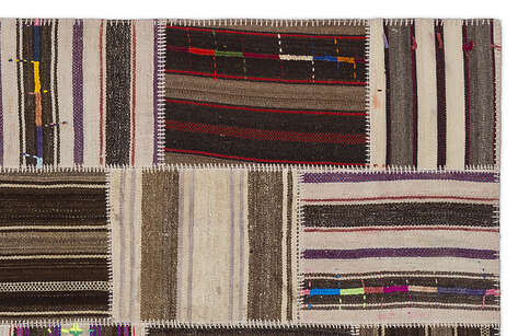 Apex Kilim Patchwork Unique Striped 2248 160 cm X 230 cm - 3