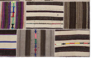 Apex Kilim Patchwork Unique Striped 2248 160 cm X 230 cm (5)