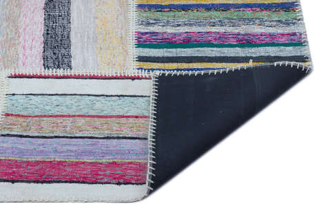 Apex Kilim Patchwork Unique Striped 22490 160 cm X 220 cm - 2