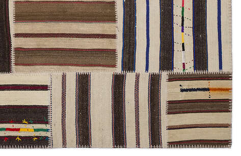 Apex Kilim Patchwork Unique Striped 2264 160 cm X 230 cm - 5