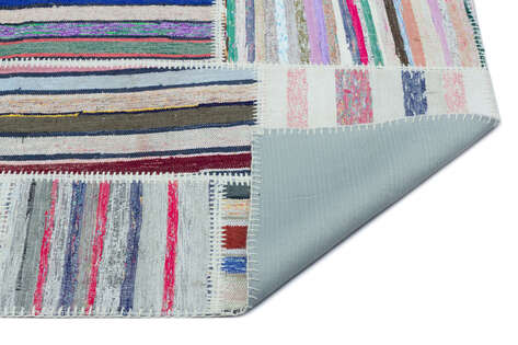 Apex Kilim Patchwork Unique Striped 25138 120 cm X 180 cm - 2