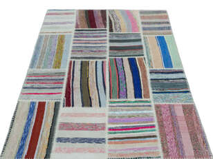 Apex Kilim Patchwork Unique Striped 25138 120 cm X 180 cm (3)